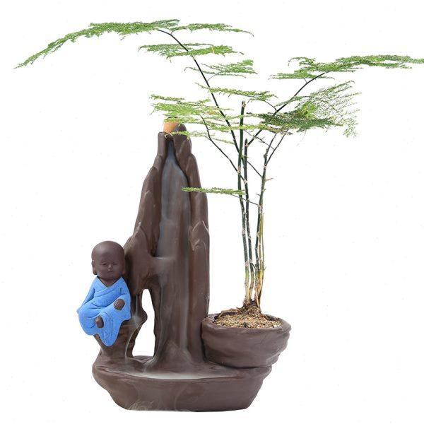 高山流水倒流香炉创意紫砂檀香薰炉茶道盆景观赏家用水培陶瓷摆件,淘宝优惠券,粉丝福利购,淘宝优惠卷