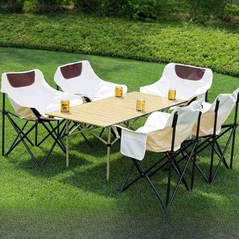户外折叠桌子套装一整套露营桌椅椅蛋卷桌便携式月亮椅烧烤桌野餐,淘宝优惠券,粉丝福利购,淘宝优惠卷
