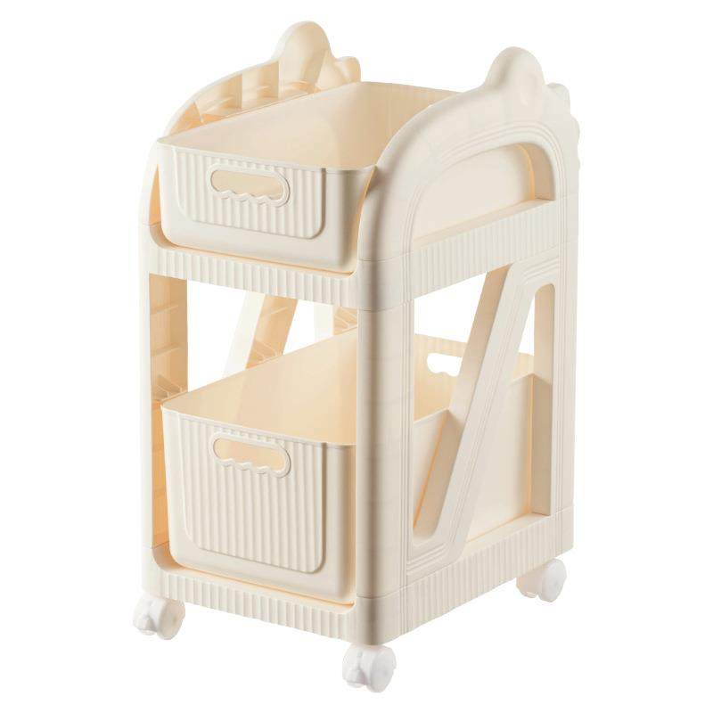 书包置物架可移动小推车家用多层桌下书本收纳神器桌边收纳架书架,淘宝优惠券,粉丝福利购,淘宝优惠卷