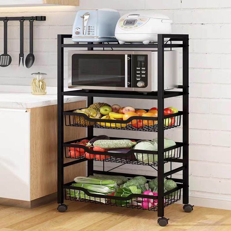 动厨房置放17344物落地可移蔬菜水果收纳架菜篮子筐架夹缝隙多层,淘宝优惠券,粉丝福利购,淘宝优惠卷