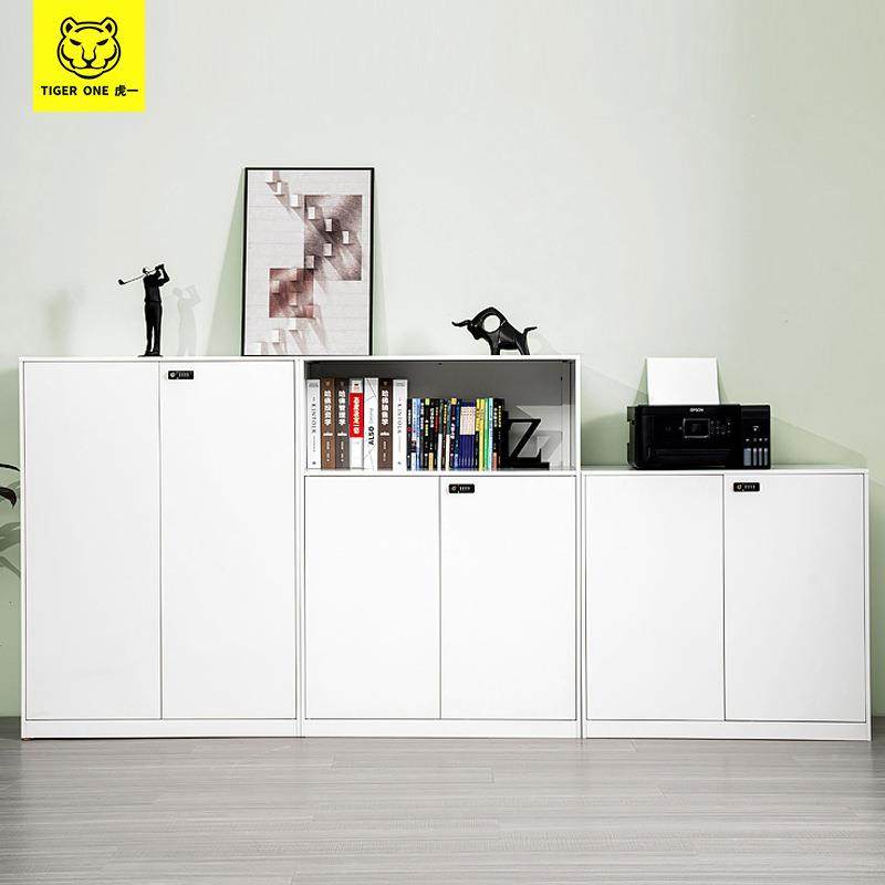 虎密码锁一家办公室文件柜铁皮矮柜1.m具宽21.4桌边柜班台背柜80,淘宝优惠券,粉丝福利购,淘宝优惠卷