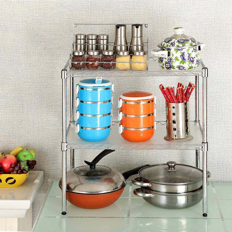 60高两层微波炉架烤箱架2层置物架两层电器收纳架厨房落地层架,淘宝优惠券,粉丝福利购,淘宝优惠卷