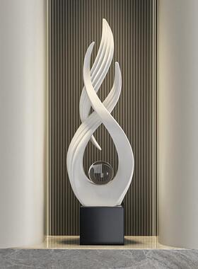 风生水起户玄关装业饰摆件轻高档入客厅电视柜旁奢落地开乔CRCH02