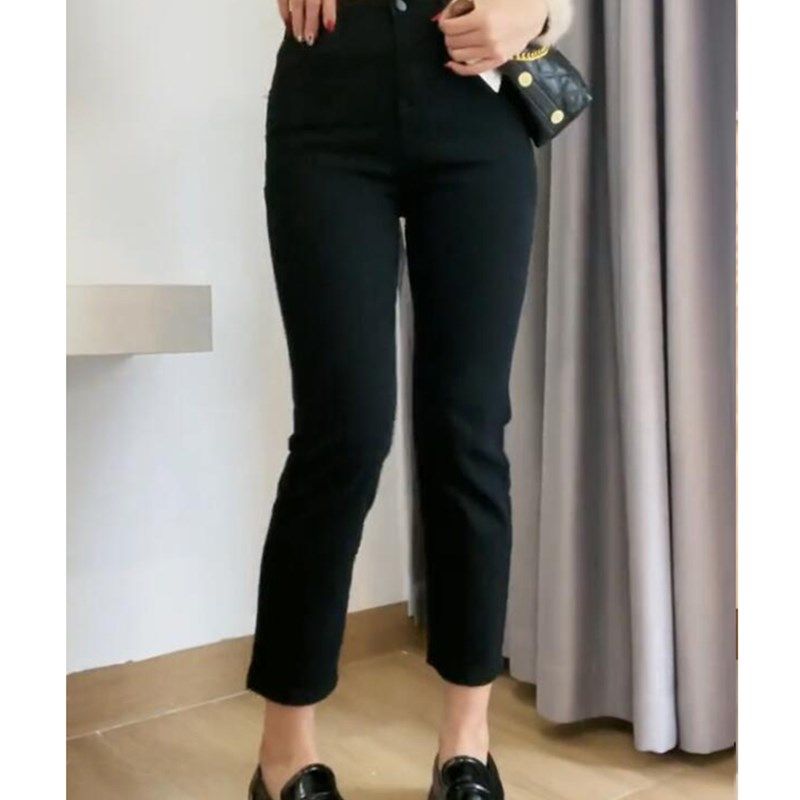 梨型身材牛仔裤大码女装胖妹妹mm弹力直筒小个子高腰显瘦烟管裤子,淘宝优惠券,粉丝福利购,淘宝优惠卷