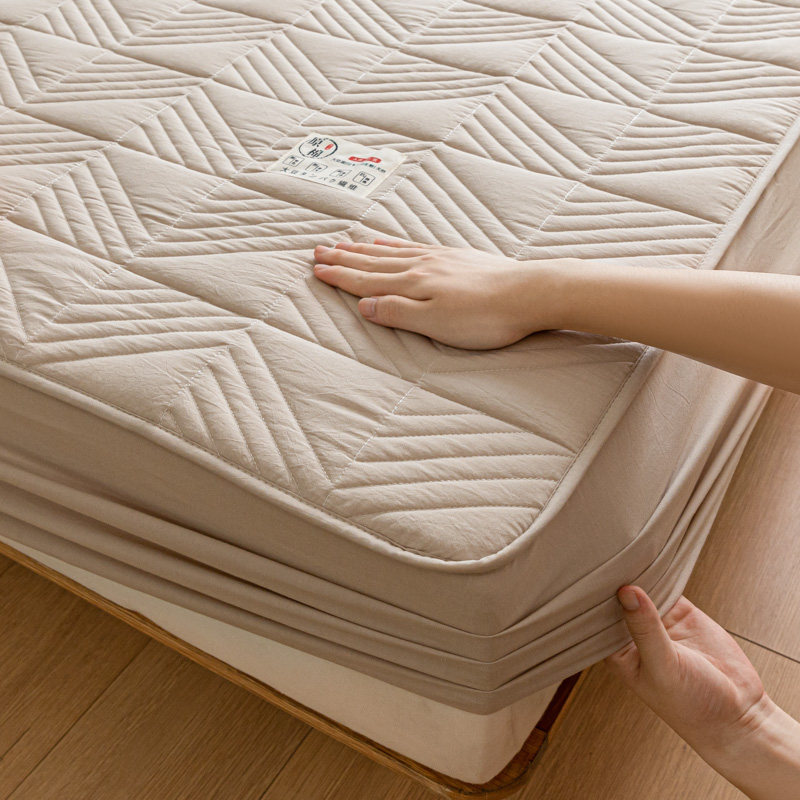 A类大豆纤维夹棉床笠三件套单件全包床垫席梦思保护罩防尘床单套,淘宝优惠券,粉丝福利购,淘宝优惠卷