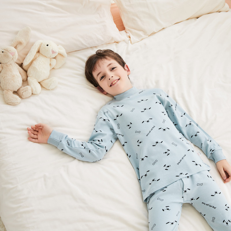 男童秋衣秋裤纯棉套装中领大童内衣睡衣全棉毛衫保暖中大童秋冬季,淘宝优惠券,粉丝福利购,淘宝优惠卷