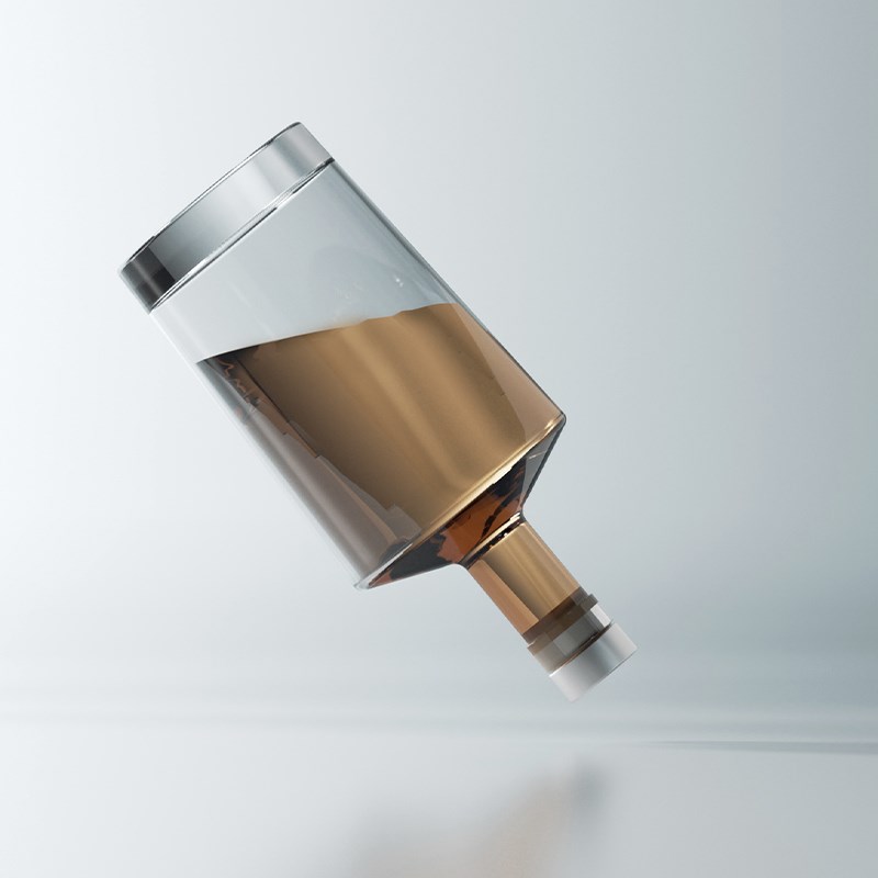 酒瓶空瓶装白酒果酒礼盒2瓶全套包装1斤装高档密封瓶高端玻璃酒瓶 - 图0