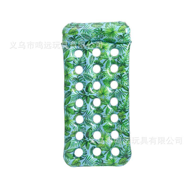 鸣远充气靠枕洞洞浮排成人水上透水印花洞洞浮排水上躺椅水床浮排,淘宝优惠券,粉丝福利购,淘宝优惠卷