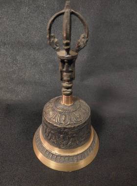 手密宗法67891器手工撞摇铃复古铜铃大小号手铜摇铃铃碰钟乐器