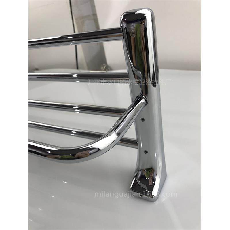 浴室卫生间五金挂件简约大气银色双层毛巾架浴巾架毛巾杆热销款,淘宝优惠券,粉丝福利购,淘宝优惠卷