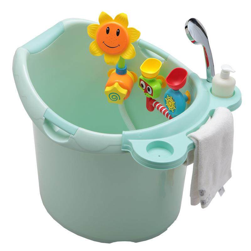 婴儿浴盆宝宝洗澡盆沐浴桶加厚可坐洗澡桶新生儿用品儿童浴桶大号,淘宝优惠券,粉丝福利购,淘宝优惠卷