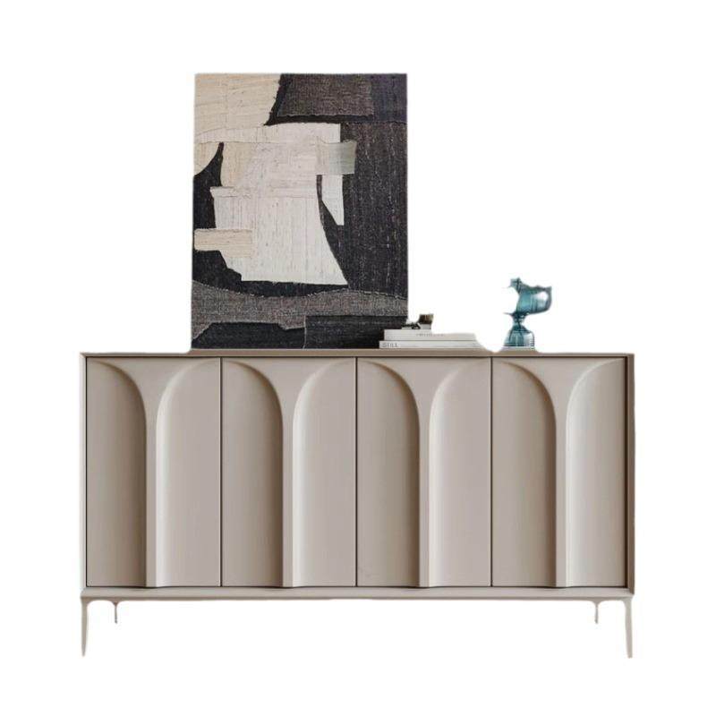 意式烤漆餐边柜实木入户玄关茶水柜创意艺术碗柜多功能收纳储物柜,淘宝优惠券,粉丝福利购,淘宝优惠卷