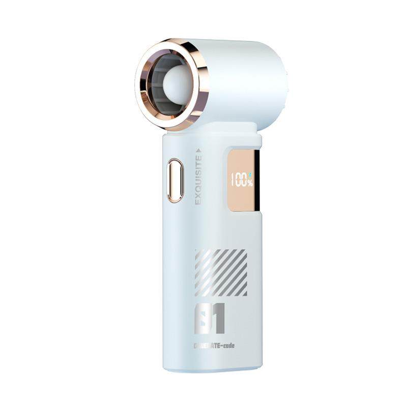 新款手持暴力风扇智能数显高速大风力迷你usb充电户外便携小风扇,淘宝优惠券,粉丝福利购,淘宝优惠卷