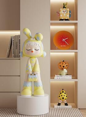 门玄柜钥匙收纳摆件奶F976M98S油关客风厅电视柜感软装饰品进小众