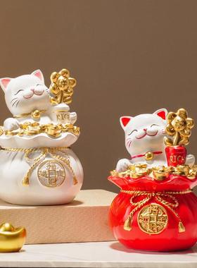 有钱业花创意摆件前居台招财装饰开礼物有钱花摆玄关客厅电柜家视