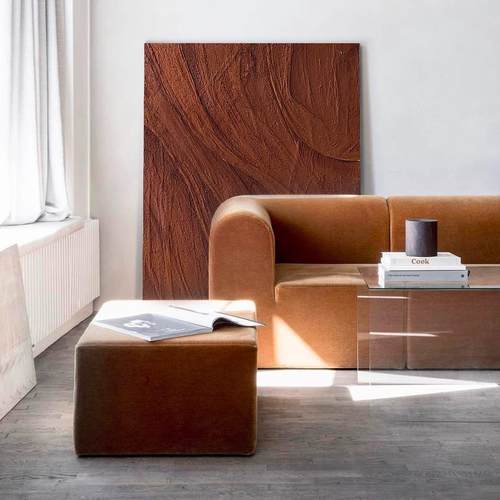 入户玄关简沙发景墙挂画酒店立体装饰肌画现背代约纯色QWE-2302手 - 图1