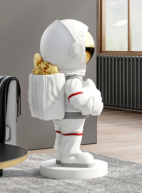 宇航员公仔客厅摆件大型落地电视柜软装大号太空人乔迁新居礼品