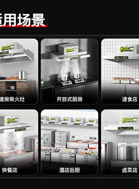 志高抽油烟机商用餐饮厨房油大吸力烟净化器农村土灶专用吸油机