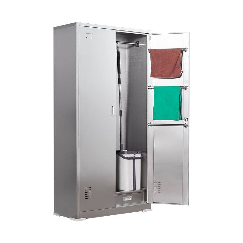 不锈钢清洁柜拖把单双门学校保洁工厂教室工具杂物收纳储物卫生柜,淘宝优惠券,粉丝福利购,淘宝优惠卷