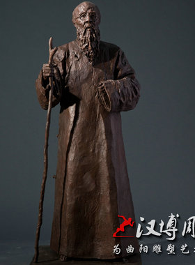 玻璃钢仿铜尊老爱幼人物雕塑景观广场铸铜人物孝亲主题铜雕定制做
