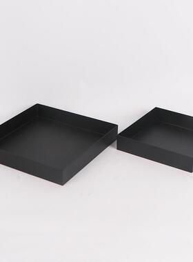 新中方型花式植MC-TY-75物插花器皿样间酒店板长廊花艺苔藓造景软