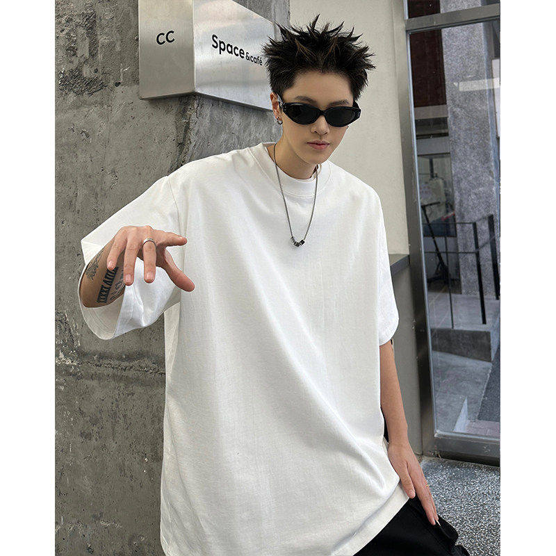 【金币23】加厚纯棉百搭纯色短袖