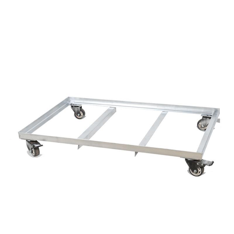 NFL移动铁托盘带万向轮移动花盆冰箱车衣机餐消洗柜托可盘。 - 图3