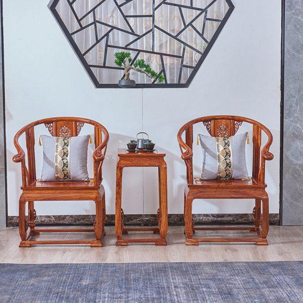 红木皇宫椅三件套刺猬紫檀太师椅花梨木实木古典圈椅中式仿古椅子,淘宝优惠券,粉丝福利购,淘宝优惠卷