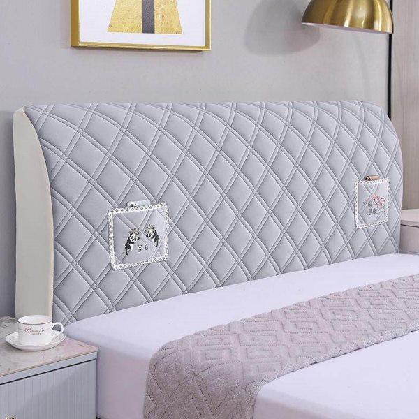 新款荷兰绒加厚夹棉软包简约现代一体通用床头防尘罩,淘宝优惠券,粉丝福利购,淘宝优惠卷