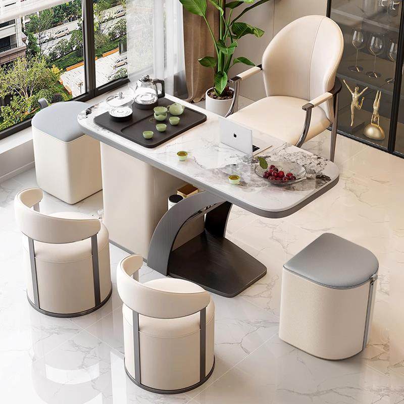 轻OQU奢岩板阳台茶桌椅厅组茶合小型茶几客家用小台烧户水壶一体,淘宝优惠券,粉丝福利购,淘宝优惠卷