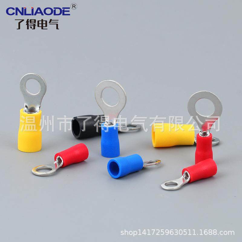 冷压端端QVD子V5.5-5圆形/预绝缘冷压子O型接线端子500只R包,淘宝优惠券,粉丝福利购,淘宝优惠卷