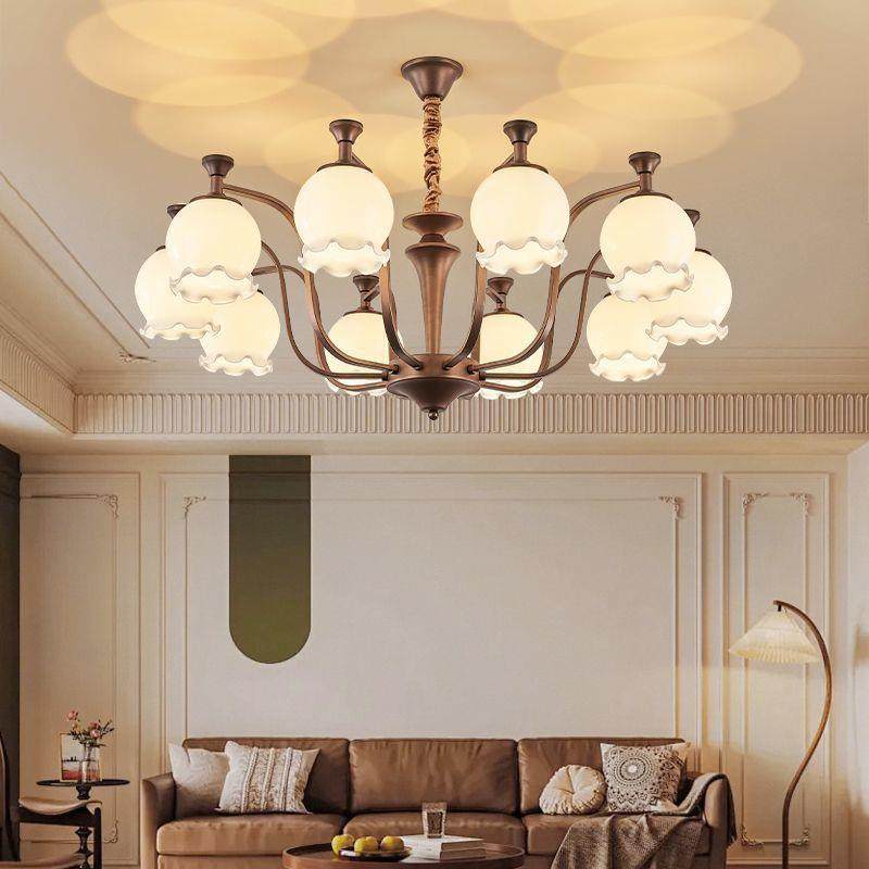 组法式中古客厅吊65灯美i式复古网红奢华铃兰花卧室餐厅合朵vntag,淘宝优惠券,粉丝福利购,淘宝优惠卷