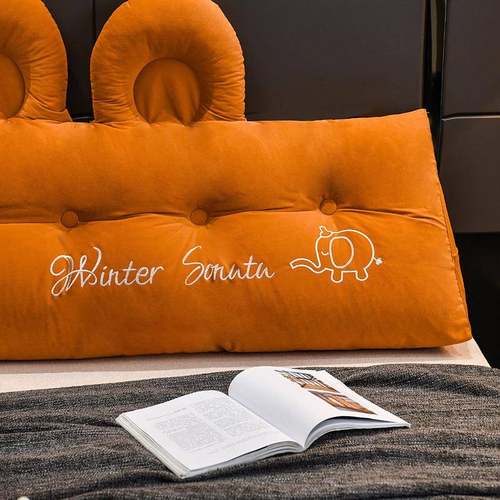 床垫可头爱宿舍双人长靠背枕可拆洗床上靠枕三靠F965JJJ8角护腰大 - 图2