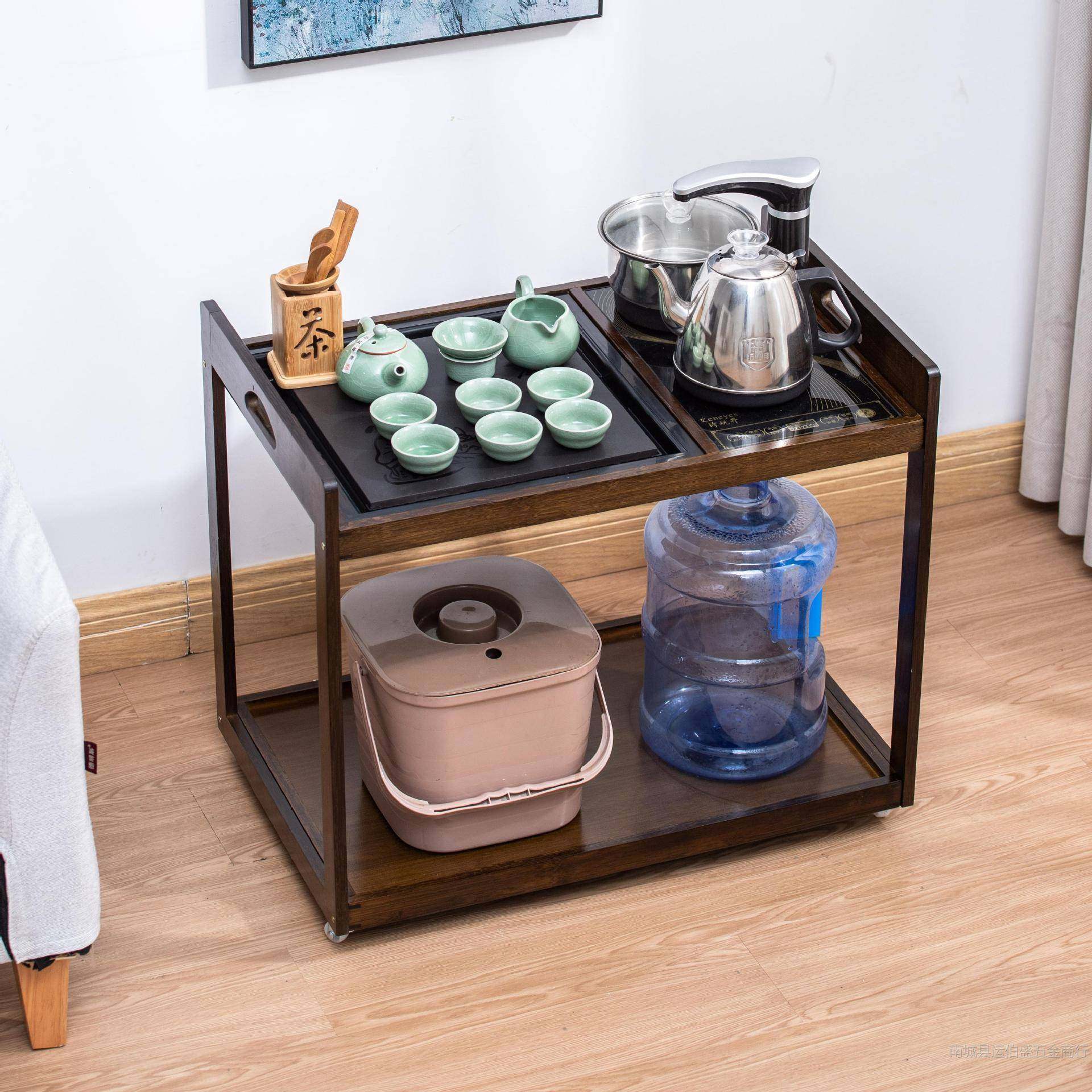 移动茶几茶台小茶桌客厅沙发边几矮款茶车家用茶具茶盘一体泡茶台,淘宝优惠券,粉丝福利购,淘宝优惠卷