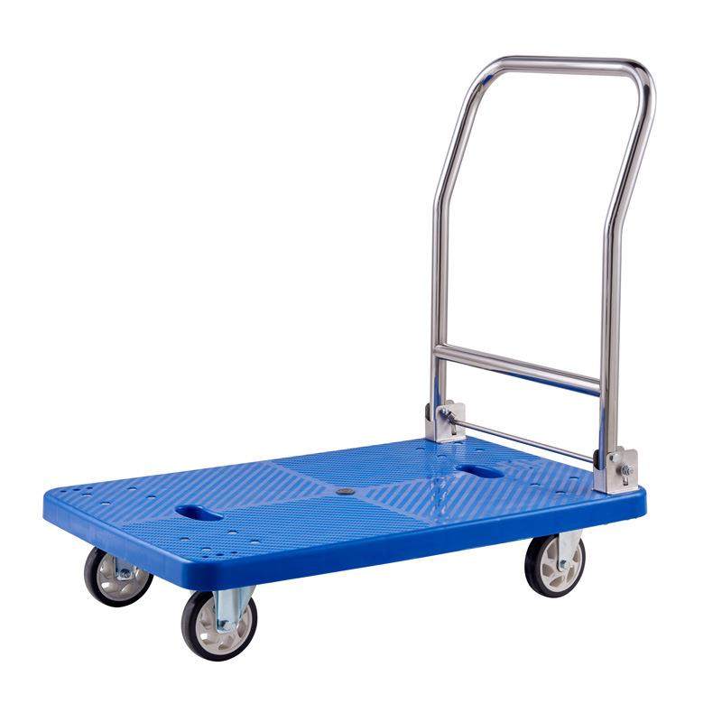 不锈钢扶手可折叠平板手推车仓储物流搬运小推车酒店大堂行李车,淘宝优惠券,粉丝福利购,淘宝优惠卷