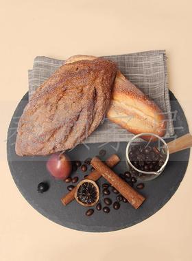 样板间厨拍台面套房装摄影道仿真面包蛋糕假食物具托盘板摆件组合