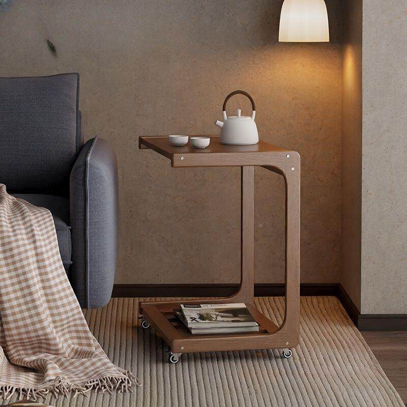实书木桌小茶几可移动现翻盖边几简约代角几71713客厅沙发边置物,淘宝优惠券,粉丝福利购,淘宝优惠卷