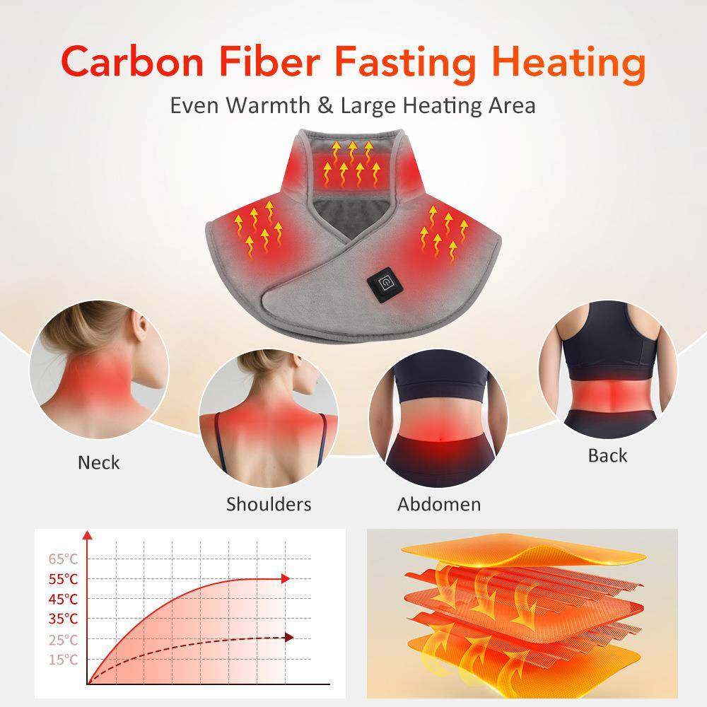 爆品发热披肩冬季肩颈保暖加热围脖插电款智能调温颈部发热毯,淘宝优惠券,粉丝福利购,淘宝优惠卷