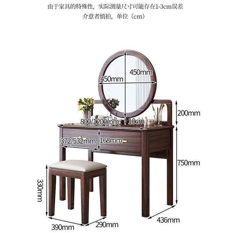 新中式乌金木梳妆台轻奢家用现代简约全实木化妆桌卧室小型化妆台,淘宝优惠券,粉丝福利购,淘宝优惠卷