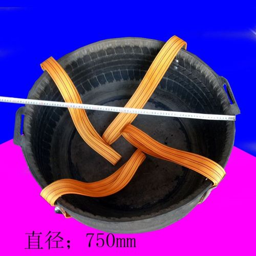 特大加厚建筑灰盆灰桶工地吊沙专用轮胎皮盆装修吊料加牢加固抗摔 - 图0