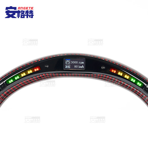 工厂直销适用于马自达MX-5炭纤维LED智能汽车改装方向盘总成 - 图2