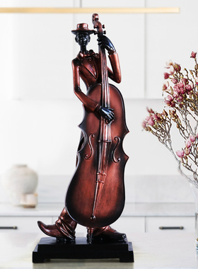 欧式立体黑人装饰摆件创意家居客厅办公室电视柜玄关桌面摆设礼品