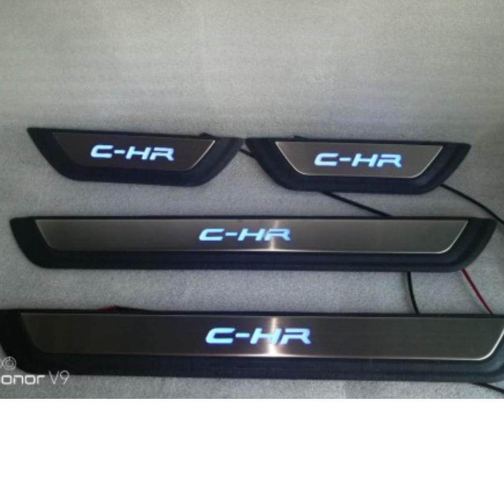 适用于ToyoaCHR2023带灯门槛条led灯流光灯迎宾踏板不锈钢防刮,淘宝优惠券,粉丝福利购,淘宝优惠卷