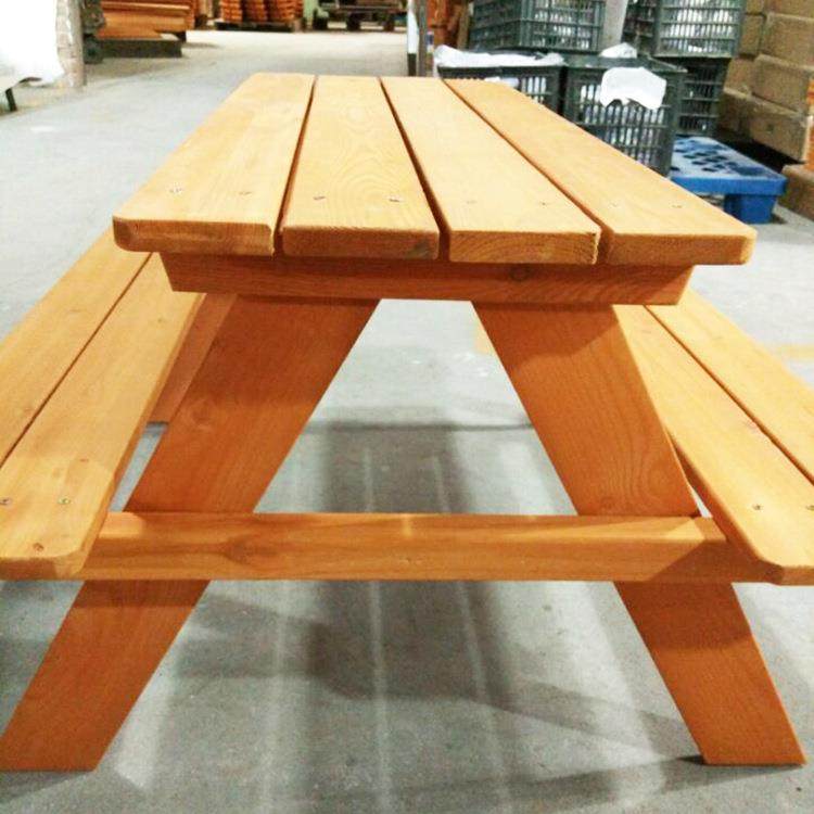 户外连体桌椅儿童花园防腐木桌椅幼儿园室外实木桌套装阳台小桌椅,淘宝优惠券,粉丝福利购,淘宝优惠卷