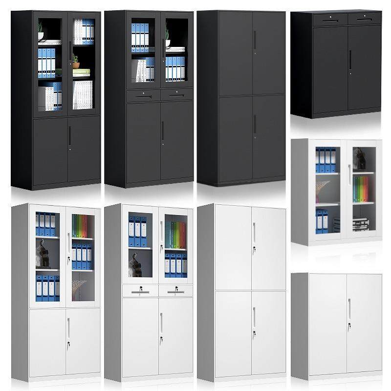 钢制加厚铁皮文件柜资料收纳储物柜办公室文件资料带抽屉收纳柜,淘宝优惠券,粉丝福利购,淘宝优惠卷