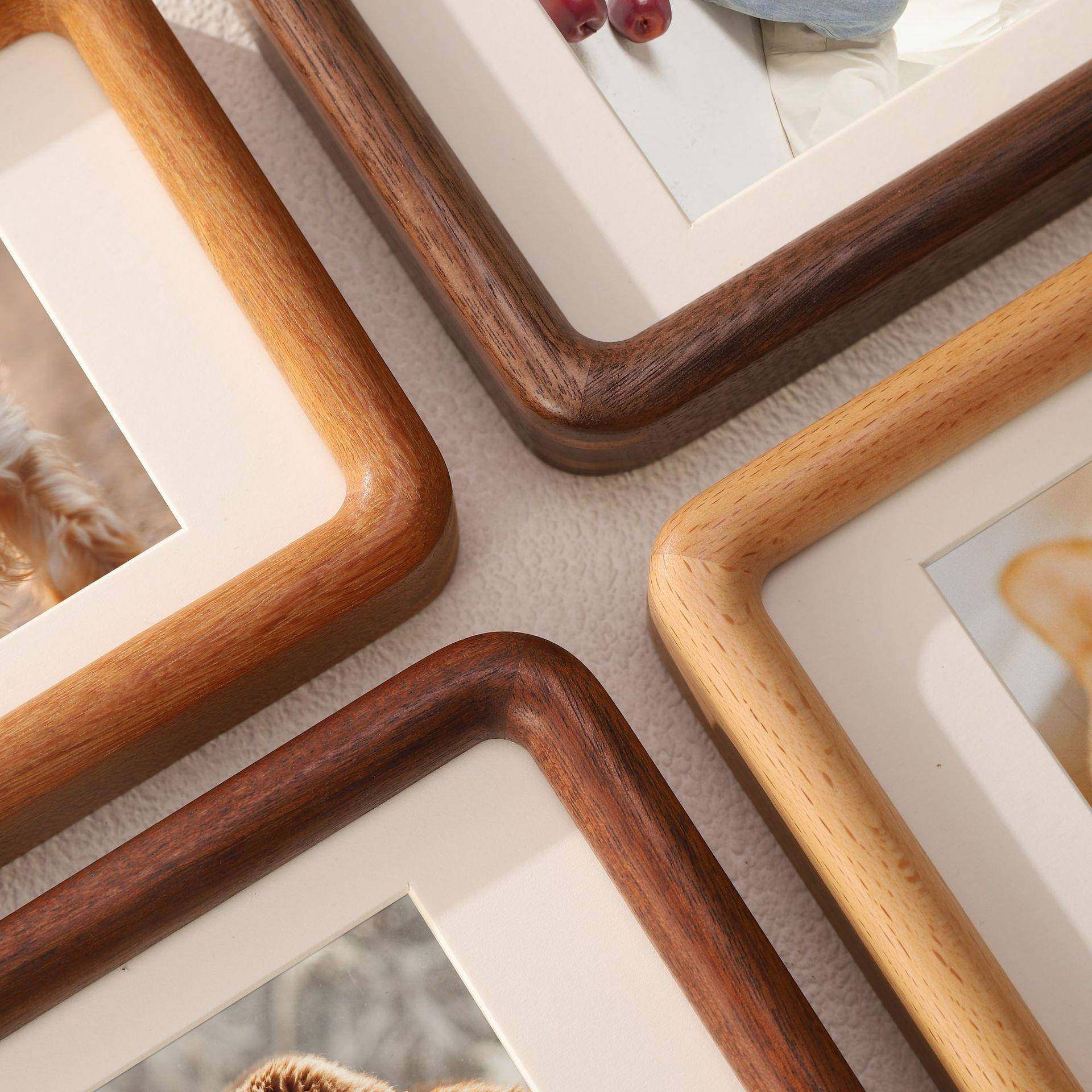 XH-069木相框寸相框摆台黑胡桃木圆榫卯6实木质角相框A4书法字画,淘宝优惠券,粉丝福利购,淘宝优惠卷