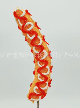 蕉仿脆皮香做蕉模型示展真油炸香仿真脆皮仿真食品模型制菜品厂家