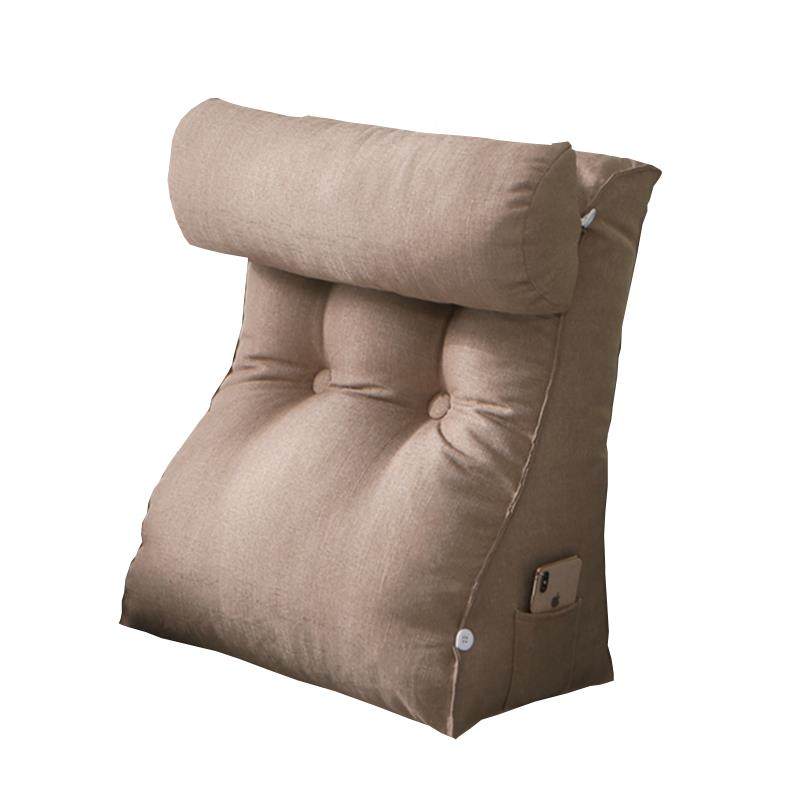 S588简F75869TS约角纯色带靠头枕大靠背可调节床头三靠沙枕飘窗发,淘宝优惠券,粉丝福利购,淘宝优惠卷