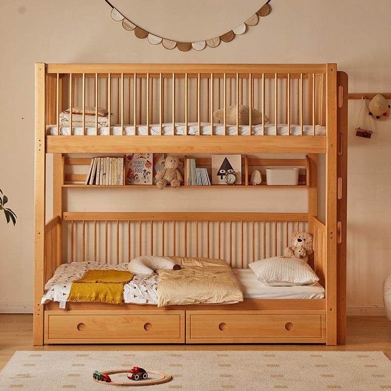 上下铺双层床实木高低床上下床子母床加高护栏儿童床两层床,淘宝优惠券,粉丝福利购,淘宝优惠卷