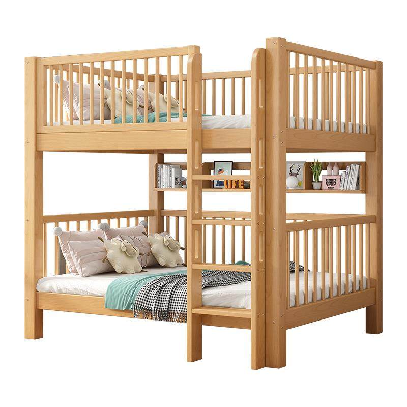 上下铺双层床实木高低床上下床子母床加高护栏儿童床两层床,淘宝优惠券,粉丝福利购,淘宝优惠卷